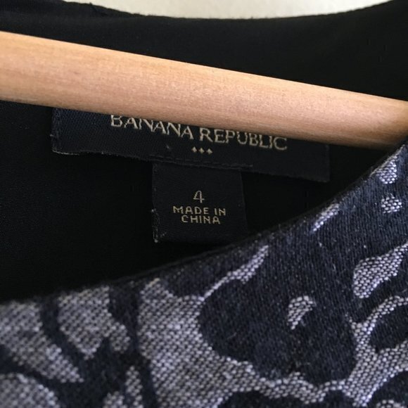 Banana Republic Linen Floral Sheath‎ Dress Lined - Picture 3 of 6